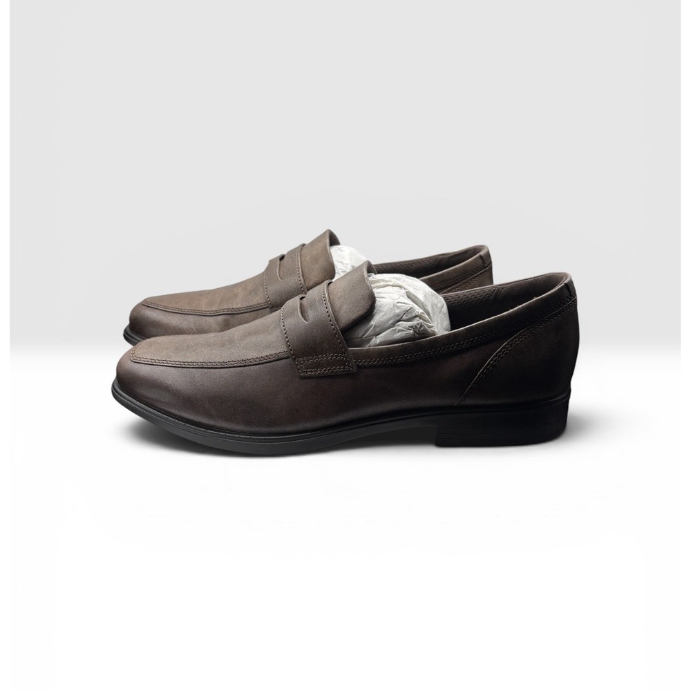 ECCO Men's Queenstown Brown Penny Loafer Slip On Sz EU 45 US 11-11.5 NWOB -2026